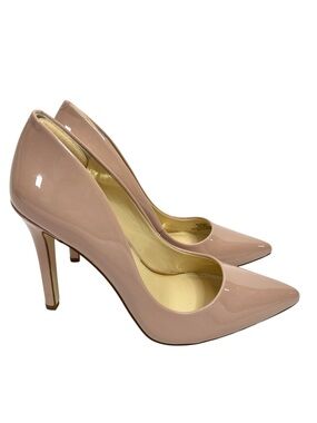 Jessica Simpson | Cassani 3 Pointed Toe High Heel Pumps Nude Patent Size 8